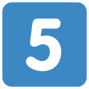 پیش‌نمایش فایل 5-five-digital-number-numerical-numbers از پک شخصیت ها و اعداد