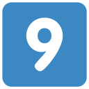 پیش‌نمایش فایل 9-nine-number-value-digital-numericals-numbers از پک شخصیت ها و اعداد
