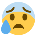 پیش‌نمایش فایل blue-cold-face-mouth-open-rushed-sweat-emoji از پک صورتک های خندان و مردم