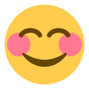 پیش‌نمایش فایل blush-eye-face-smile-flirt-emoji از پک صورتک های خندان و مردم