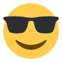 پیش‌نمایش فایل bright-cool-eye-eyewear-face-glasses-smile-sun-sunglasses-emoji از پک صورتک های خندان و مردم