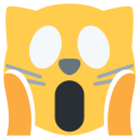 پیش‌نمایش فایل cat-face-ohh-surprised-weary-emoji از پک صورتک های خندان و مردم