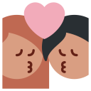 پیش‌نمایش فایل couple-woman-kiss-love-lesbian-heart از پک صورتک های خندان و مردم