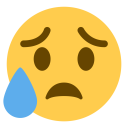 پیش‌نمایش فایل disappointed-face-relieved-whew-emoji از پک صورتک های خندان و مردم