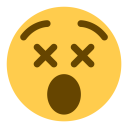 پیش‌نمایش فایل dizzy-face-error-emoji از پک صورتک های خندان و مردم