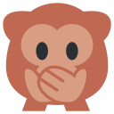 پیش‌نمایش فایل evil-face-forbidden-gesture-monkey-no-not-prohibited-speak از پک صورتک های خندان و مردم
