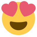 پیش‌نمایش فایل eye-face-love-smile-heart-emoji از پک صورتک های خندان و مردم