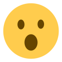پیش‌نمایش فایل face-mouth-open-sympathy-emoji از پک صورتک های خندان و مردم