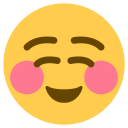 پیش‌نمایش فایل face-outlined-relaxed-smile-emoji از پک صورتک های خندان و مردم
