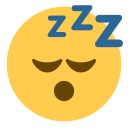 پیش‌نمایش فایل face-sleep-zzz-tired-bore-emoji از پک صورتک های خندان و مردم