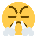 پیش‌نمایش فایل face-staem-triumph-nose-won-emoji از پک صورتک های خندان و مردم
