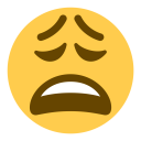 پیش‌نمایش فایل face-tired-weary-emoji از پک صورتک های خندان و مردم
