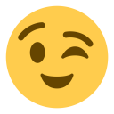 پیش‌نمایش فایل face-wink-emoji-flirt-eye-happy از پک صورتک های خندان و مردم