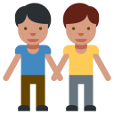 پیش‌نمایش فایل friend-couple-gemini-hand-hold-man-twins از پک صورتک های خندان و مردم
