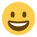 پیش‌نمایش فایل grinning-face-smile-emoji-happy از پک صورتک های خندان و مردم