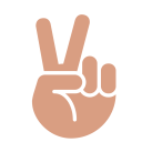 پیش‌نمایش فایل hand-medium-skin-tone-v-victory از پک صورتک های خندان و مردم