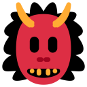 پیش‌نمایش فایل ogre-creature-face-fairy-tale-fantasy-japanese-monster از پک صورتک های خندان و مردم