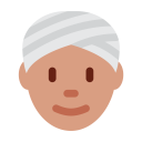 پیش‌نمایش فایل person-wearing-turban-farmer-man از پک صورتک های خندان و مردم