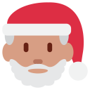 پیش‌نمایش فایل santa-claus-celebration-christmas-father-light-skin-tone از پک صورتک های خندان و مردم