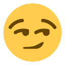 پیش‌نمایش فایل smirk-face-emoji-ego از پک صورتک های خندان و مردم