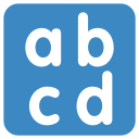 پیش‌نمایش فایل abcd-input-latin-letters-lowercase از پک نمادها