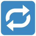 پیش‌نمایش فایل arrow-clockwise-repeat-button از پک نمادها