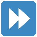 پیش‌نمایش فایل arrow-double-fast-forward از پک نمادها