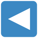 پیش‌نمایش فایل arrow-left-reverse-triangle-button از پک نمادها