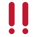 پیش‌نمایش فایل bangbang-exclamation-mark-punctuation-double از پک نمادها