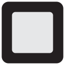 پیش‌نمایش فایل button-geometric-square-black از پک نمادها
