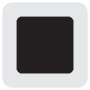 پیش‌نمایش فایل button-geometric-square-white از پک نمادها