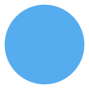 پیش‌نمایش فایل circle-geometric-blue-round از پک نمادها