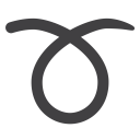 پیش‌نمایش فایل curly-loop از پک نمادها