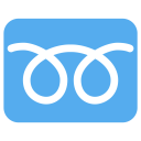 پیش‌نمایش فایل double-curly-loop-button از پک نمادها