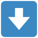 پیش‌نمایش فایل down-arrow-cardinal-direction-south از پک نمادها