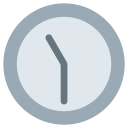 پیش‌نمایش فایل eleven-thirty-clock-watch-time-11-30 از پک نمادها