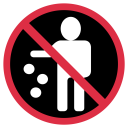 پیش‌نمایش فایل forbidden-litter-no-not-prohibited از پک نمادها
