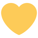 پیش‌نمایش فایل heart-like-love-orange-favorite از پک نمادها