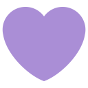 پیش‌نمایش فایل heart-like-love-purple از پک نمادها