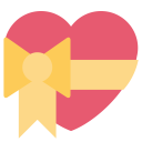 پیش‌نمایش فایل heart-love-ribbon-valentine-like از پک نمادها