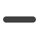پیش‌نمایش فایل heavy-minus-remove-sign-rounded-math از پک نمادها