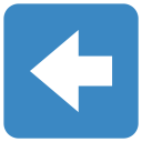 پیش‌نمایش فایل left-arrow-cardinal-direction-west از پک نمادها