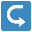 پیش‌نمایش فایل left-arrow-curving-right از پک نمادها