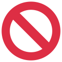 پیش‌نمایش فایل prohibited-entry-forbidden-no-not از پک نمادها