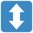 پیش‌نمایش فایل up-down-arrow-stretch از پک نمادها