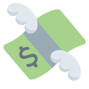 پیش‌نمایش فایل bank-banknote-bill-dollar-fly-money-note-wings از پک اشیاء مفید