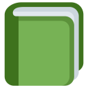 پیش‌نمایش فایل book-cover-decorated-notebook-green-close از پک اشیاء مفید
