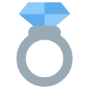 پیش‌نمایش فایل ring-ceremoney-diamond-emoji-gem از پک اشیاء مفید