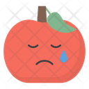 پیش‌نمایش فایل cry-apple-face-1580815 از پک آیکون‌های ایموجی