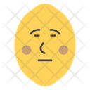 پیش‌نمایش فایل emotionless-lemon-face-1580822 از پک آیکون‌های ایموجی